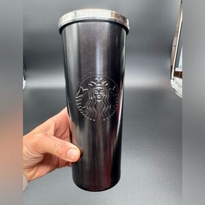 Starbucks Black Embossed Logo Travel Tumbler Case